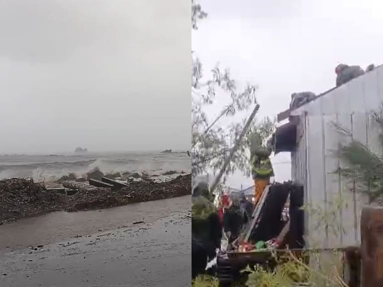 Temporal en Valparaíso: registros muestran intensas ráfagas de viento durante este sábado