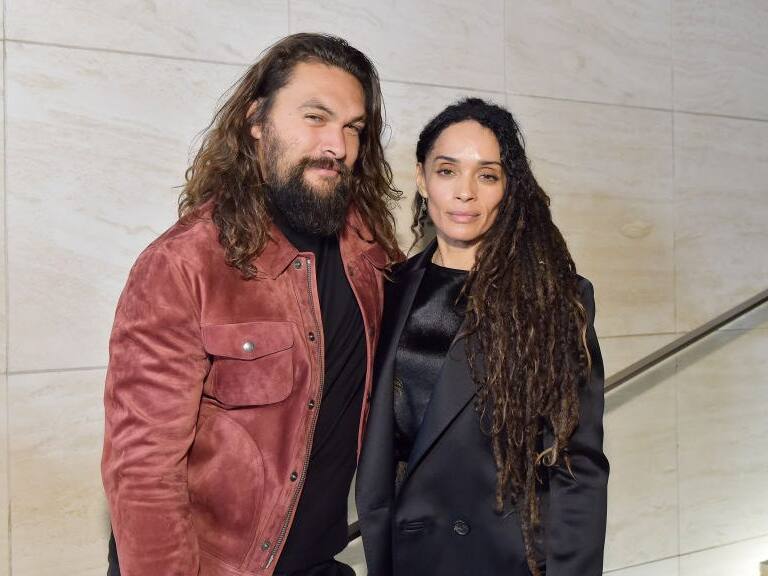 LOS ANGELES, CALIFORNIA - FEBRUARY 07: Jason Momoa and Lisa Bonet attend Tom Ford: Autumn/Winter 2020 Runway Show at Milk Studios on February 07, 2020 in Los Angeles, California. (Photo by Stefanie Keenan/Getty Images for TOM FORD: AUTUMN/WINTER 2020 RUNWAY SHOW )