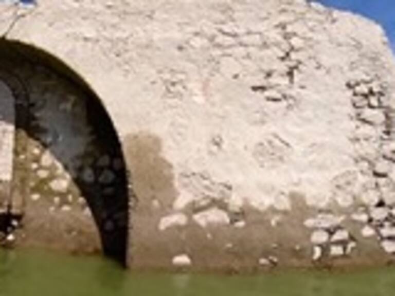 La sequía hizo que volviese a aparecer un antiguo templo sumergido en México