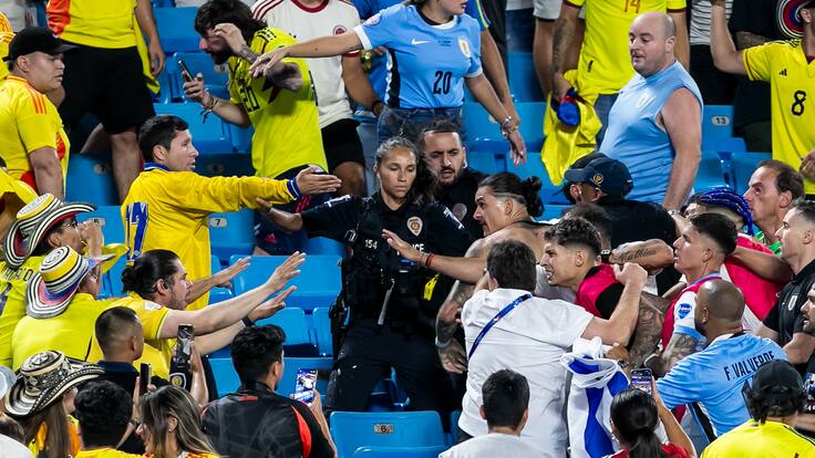 Hay duros castigos: Conmebol sancionó a 11 jugadores de Uruguay por incidentes con hinchas de Colombia en Copa América