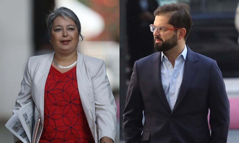 Agencia Uno | La minsitra del Trabajo, Jeannette Jara, y el Presidente Gabriel Boric