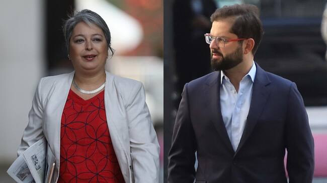 Agencia Uno | La minsitra del Trabajo, Jeannette Jara, y el Presidente Gabriel Boric