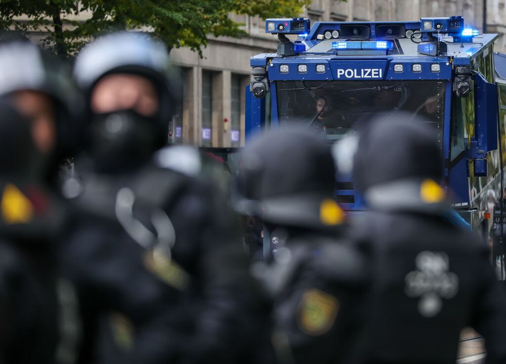 La policía de Alemania se despliega en un operativo de seguridad