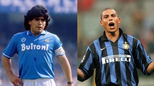 ¿Es justo el precio? Revelan cuánto costaría el fichaje de Diego Maradona y Ronaldo Nazario en la actualidad