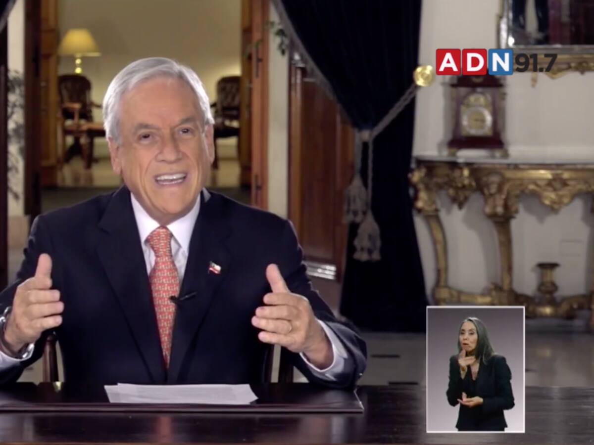 Piñera anunció canastas de alimentos, Fondo con Garantía del Estado y mayor información desagregada a nivel de cada comuna