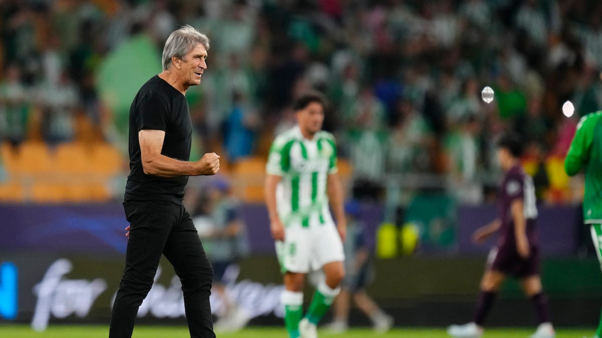 Así quedó el Betis de Pellegrini en la tabla de la Champions League: a la altura de tres gigantes de Europa