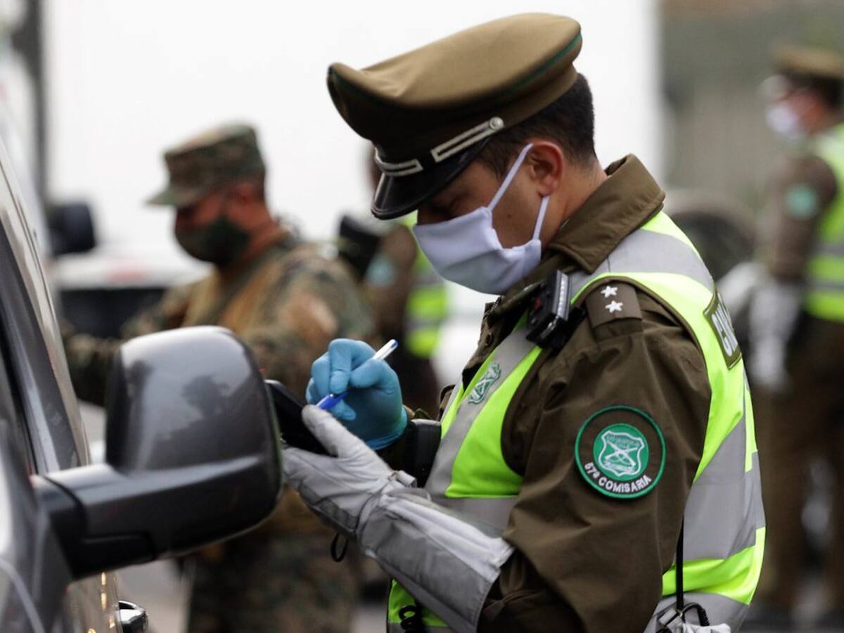 Mujer con Covid-19 fue sorprendida por Carabineros transitando en Puente Alto
