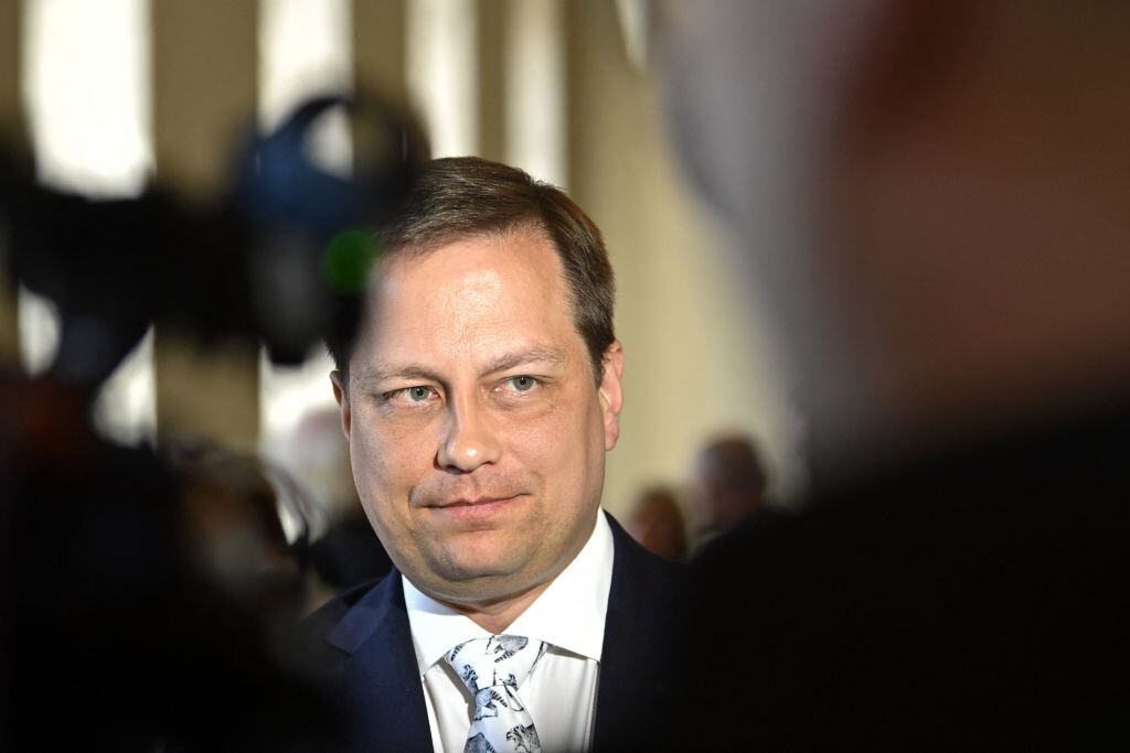 El renunciado ministro de economía de Finlandia Vilhelm Junnila