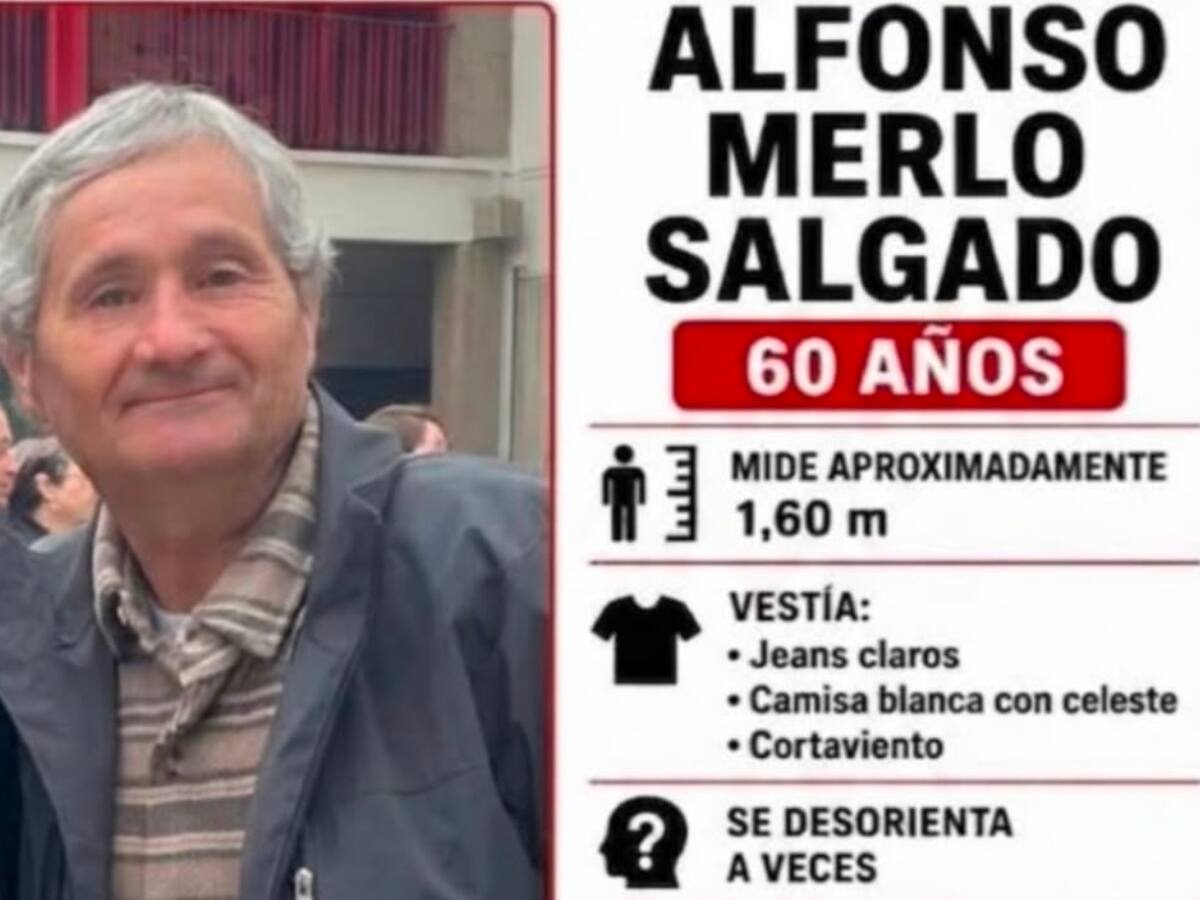 Familia pide ayuda: buscan a hombre extraviado en La Florida desde este viernes