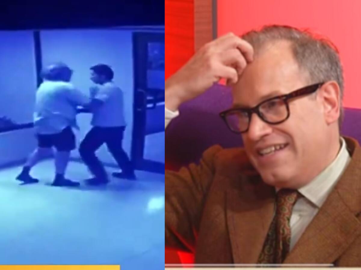El registro de una cámara de seguridad compromete a Tomás Jocelyn-Holt, acusado de agresión