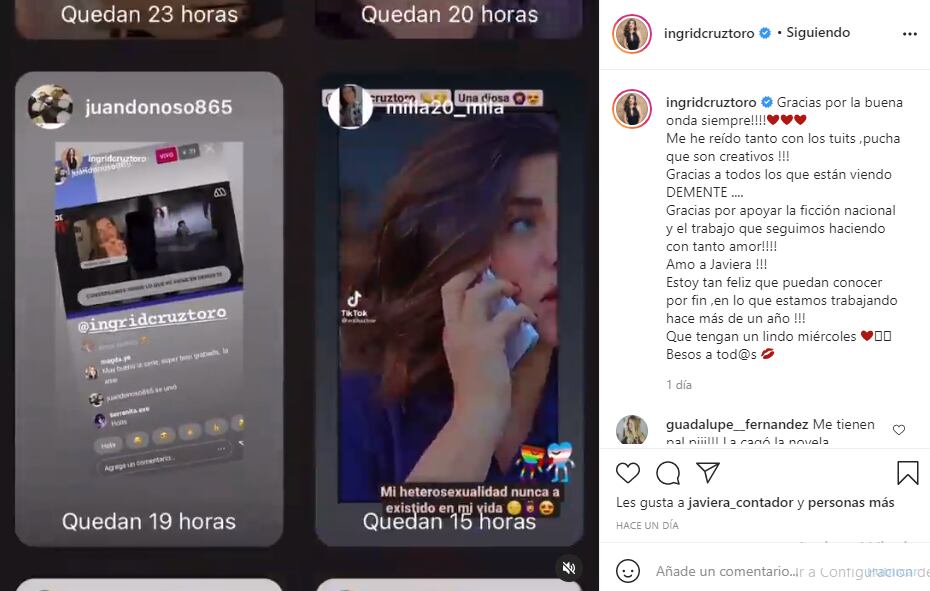 Instagram | Ingrid Cruz