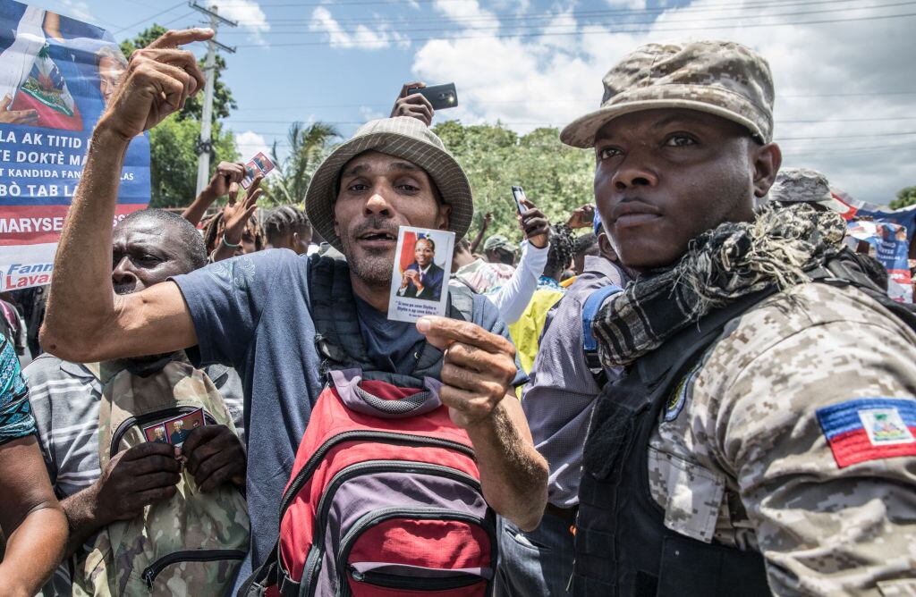 Haitianos se manifiestan luego del magnicidio de Jovenel Moise