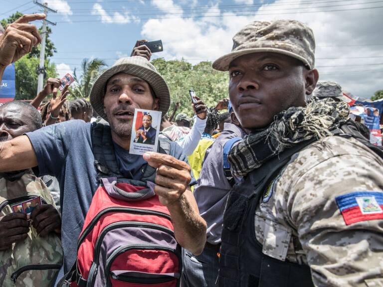 Haitianos se manifiestan luego del magnicidio de Jovenel Moise