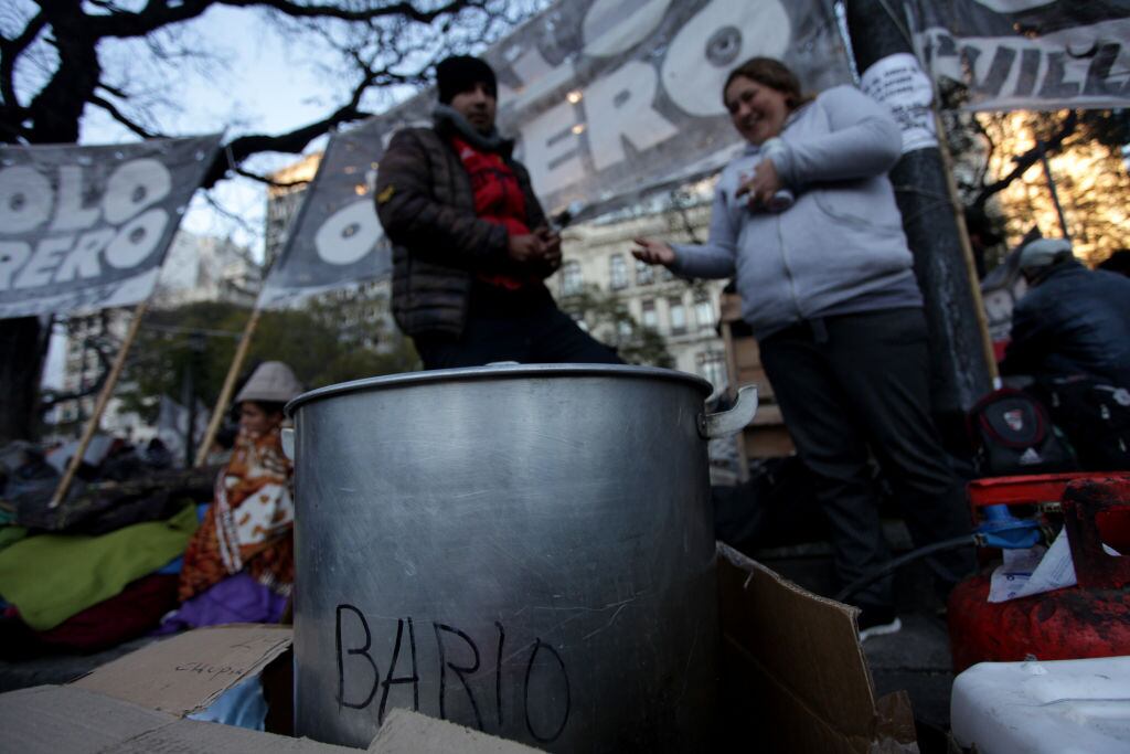 Una olla común en Argentina