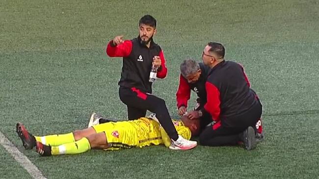 Encontraron el diente en la cancha: Nelson Espinoza relata su fuerte choque con Zampedri antes de someterse a cirugía