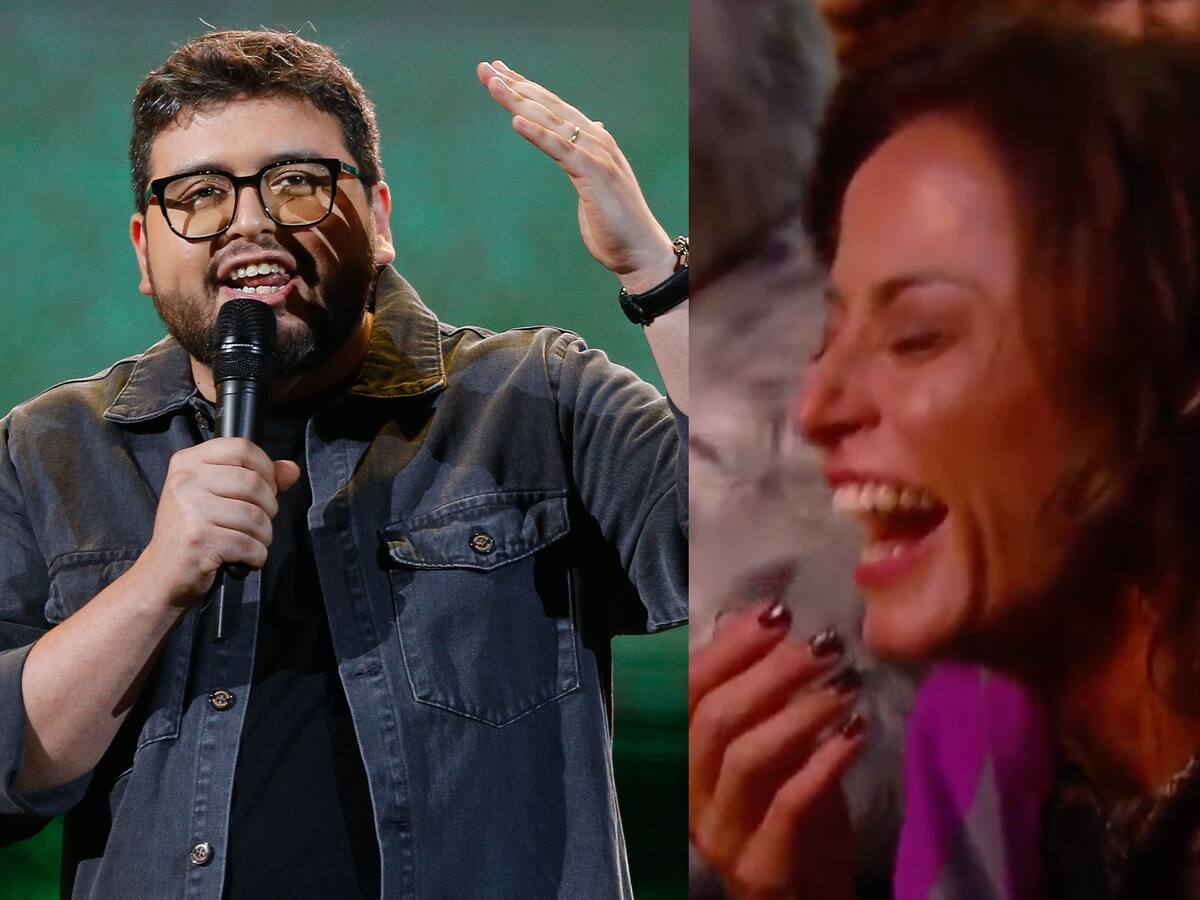 Se encontraron en el backstage: la reacción de Constanza Santa María tras rutina de Luis Slimming en el Festival de viña 2024