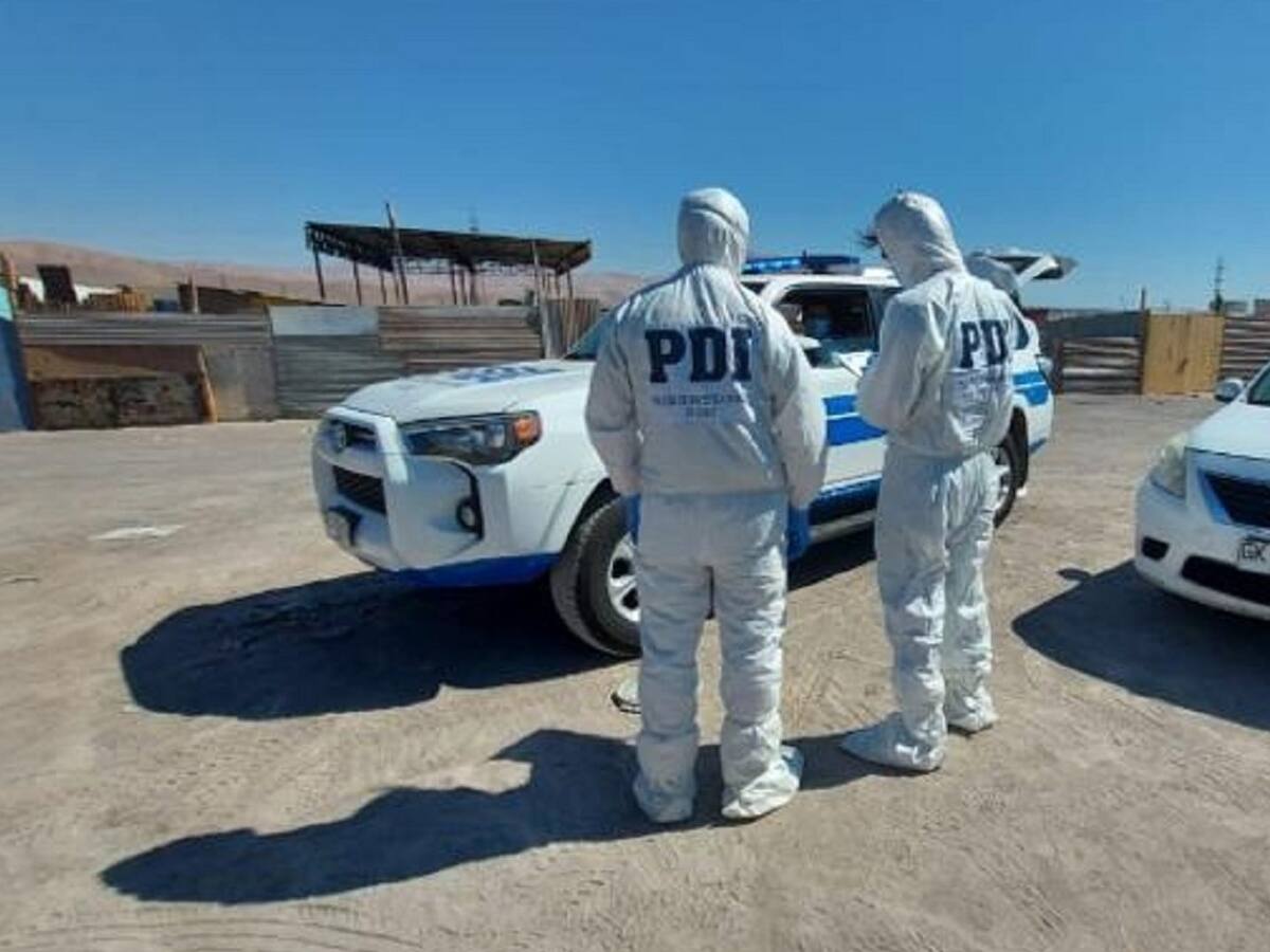 PDI investiga presunto femicidio de ciudadana extranjera en toma de Alto Hospicio