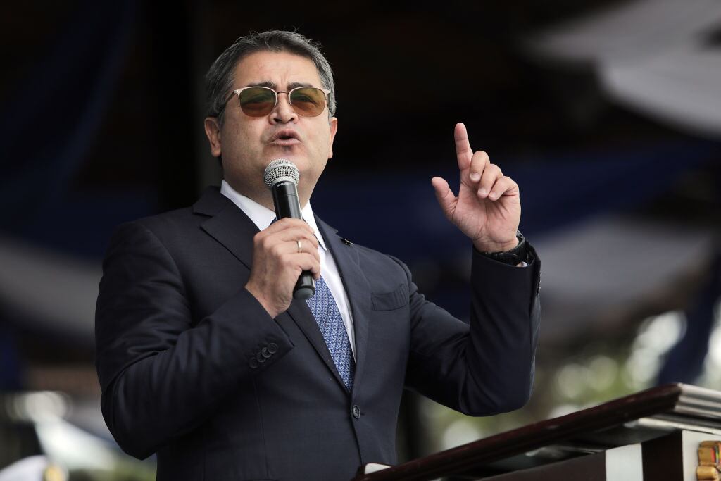 El expresidente hondureño Juan Orlando Hernandez