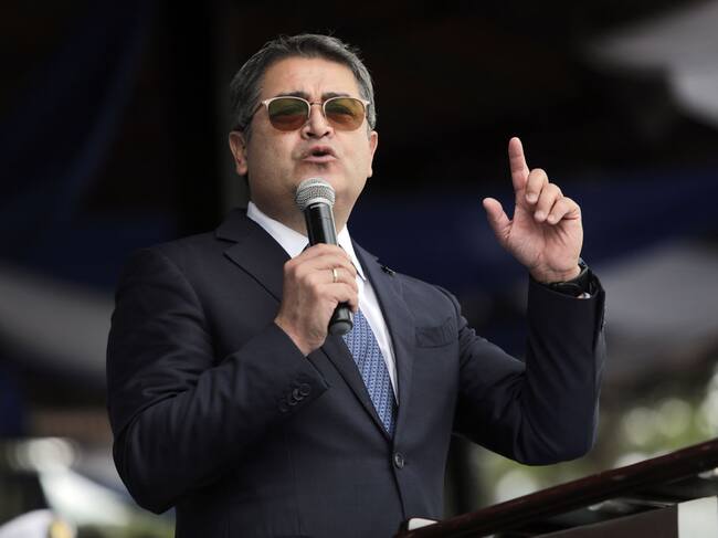 El expresidente hondureño Juan Orlando Hernandez