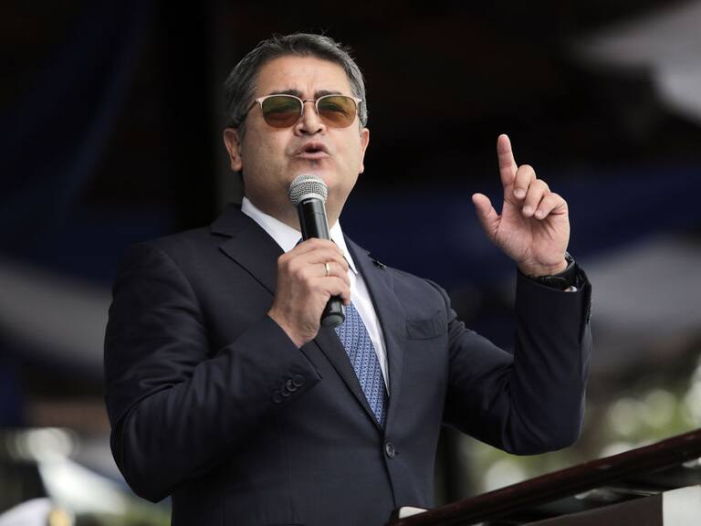 El expresidente hondureño Juan Orlando Hernandez
