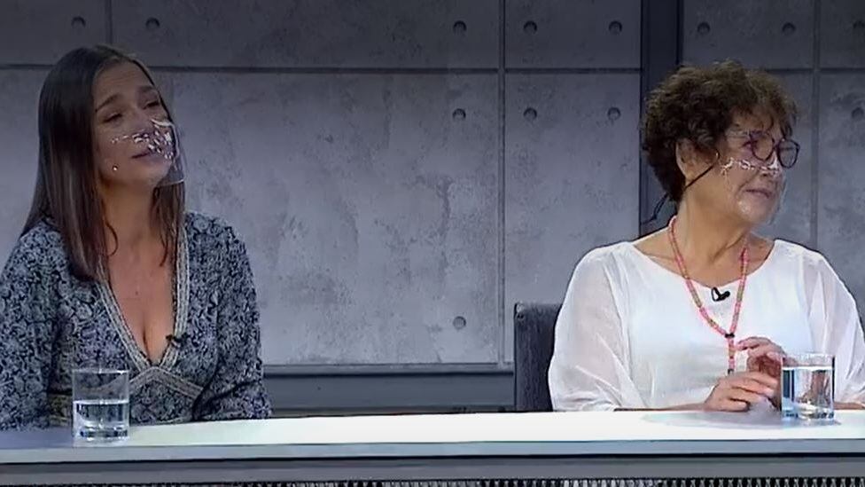 Katty Kowaleczko y Teresita Reyes