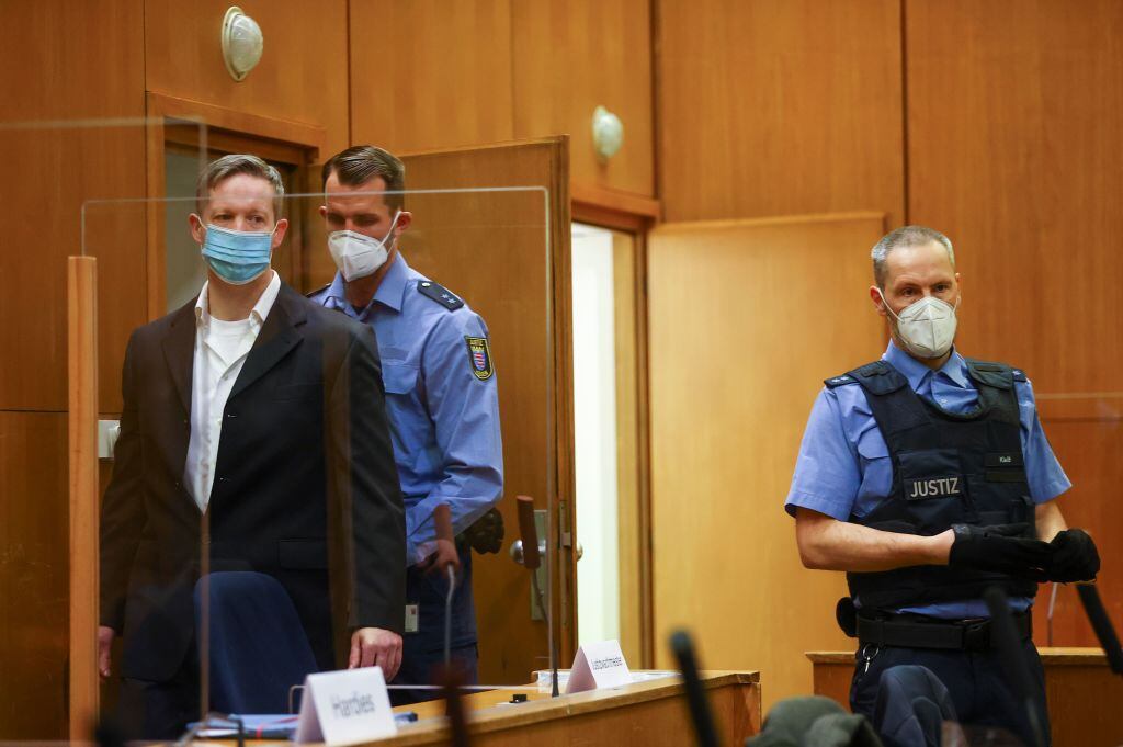 El ultraderechista Stephan Ernst en un tribunal de justicia de Alemania