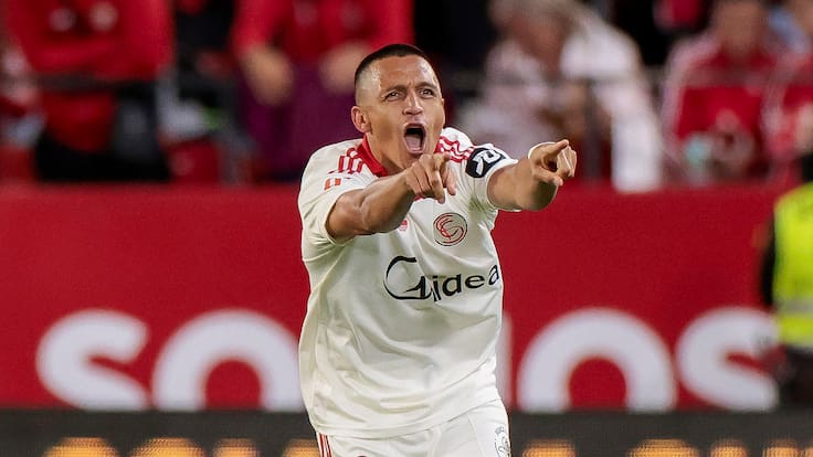 Alexis Sánchez volvió a ser clave en la remontada del Sevilla y así reaccionó su DT: “Ha estado...”
