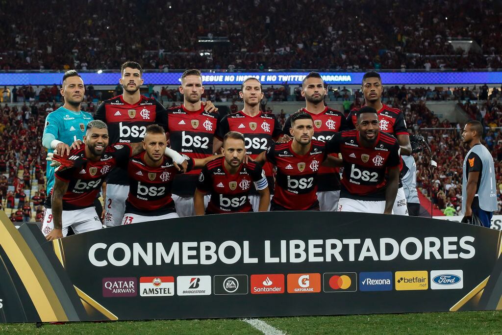 Flamengo disputando la Copa Libertadores 2020