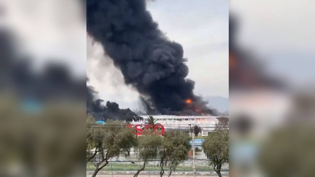 Incendio planta de gas maipú