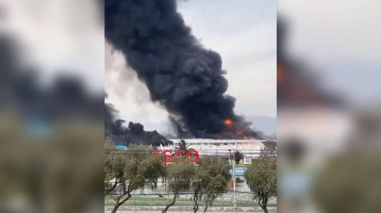 Incendio planta de gas maipú