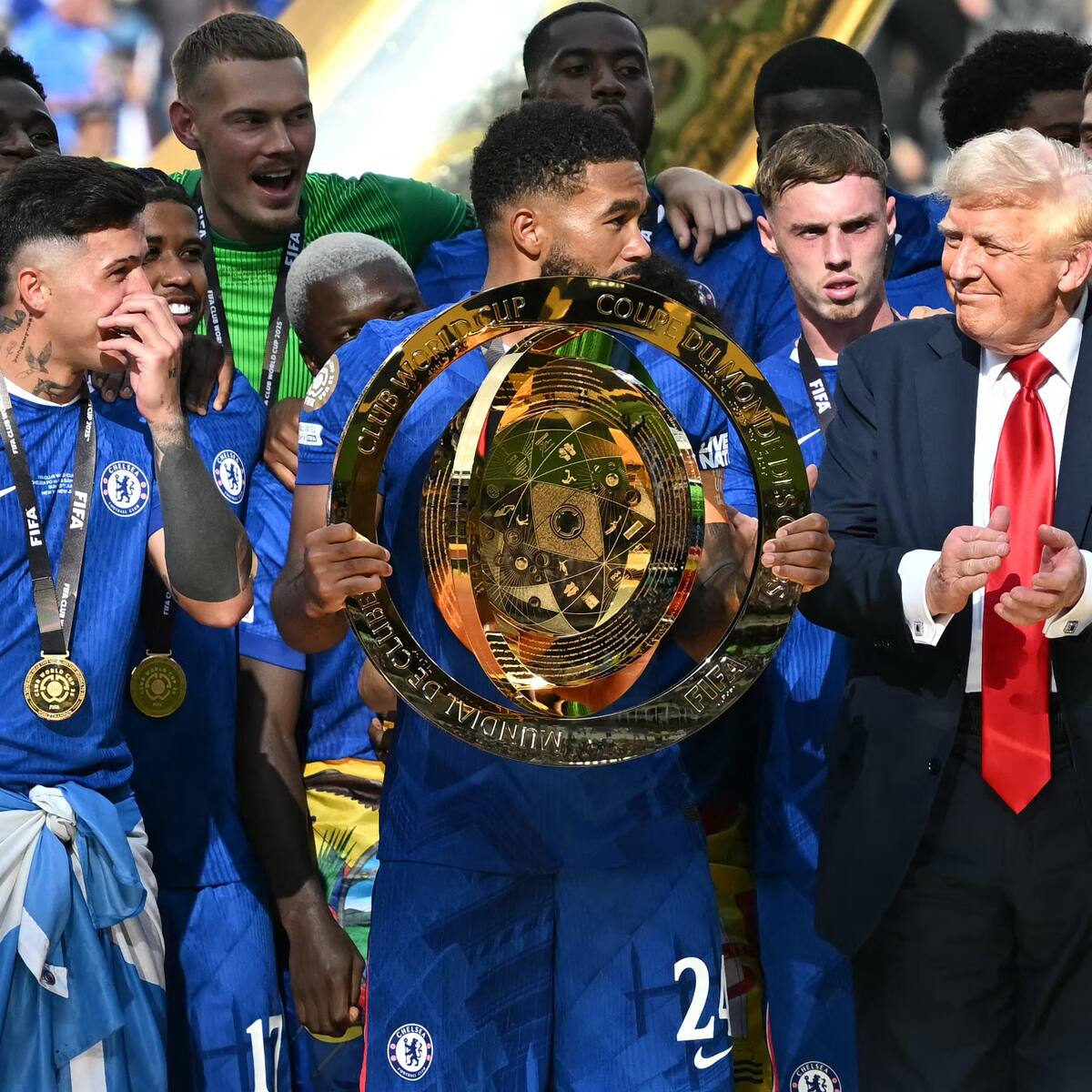 El peculiar protagonismo de Donald Trump en la final del Mundial de Clubes 2025