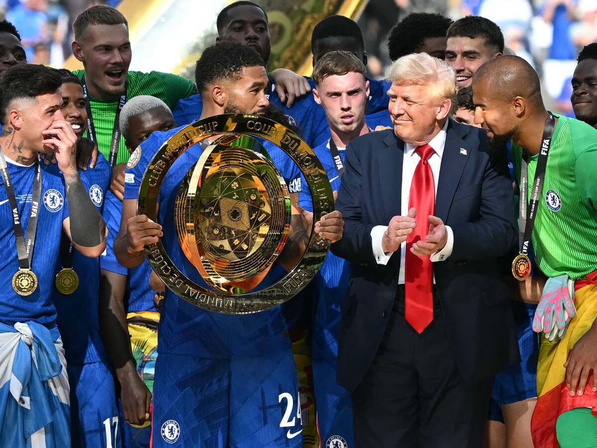 El peculiar protagonismo de Donald Trump en la final del Mundial de Clubes 2025