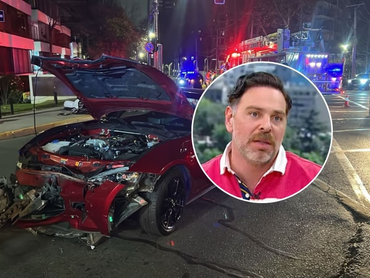 José Antonio Neme protagoniza accidente de tránsito tras colisionar con motociclista en Las Condes
