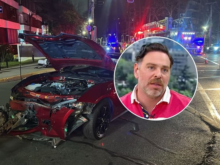 José Antonio Neme protagoniza accidente de tránsito tras colisionar con motociclista en Las Condes