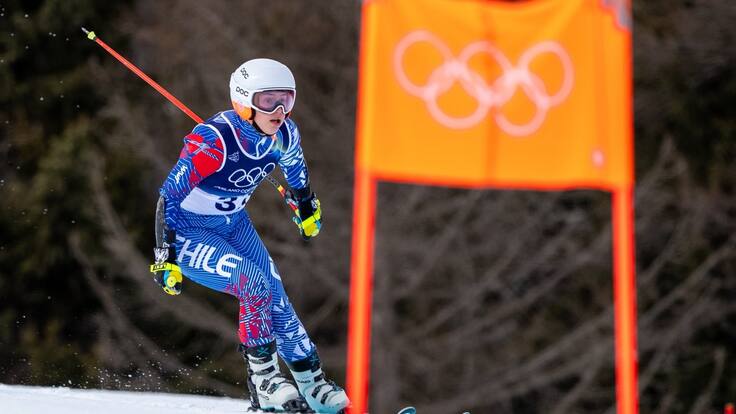 Matilde Schwencke culmina su participación en los JJOO de Invierno tras dura carrera en el esquí alpino