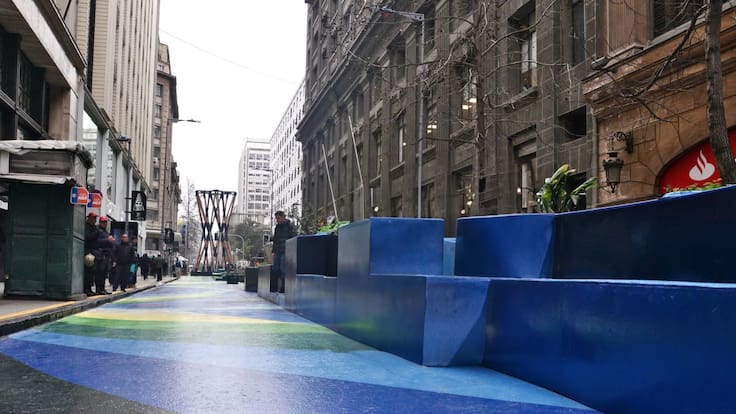 Tras cierre de paseo peatonal en calle Bandera: este será el nuevo plan de circulación anunciado por la Municipalidad de Santiago