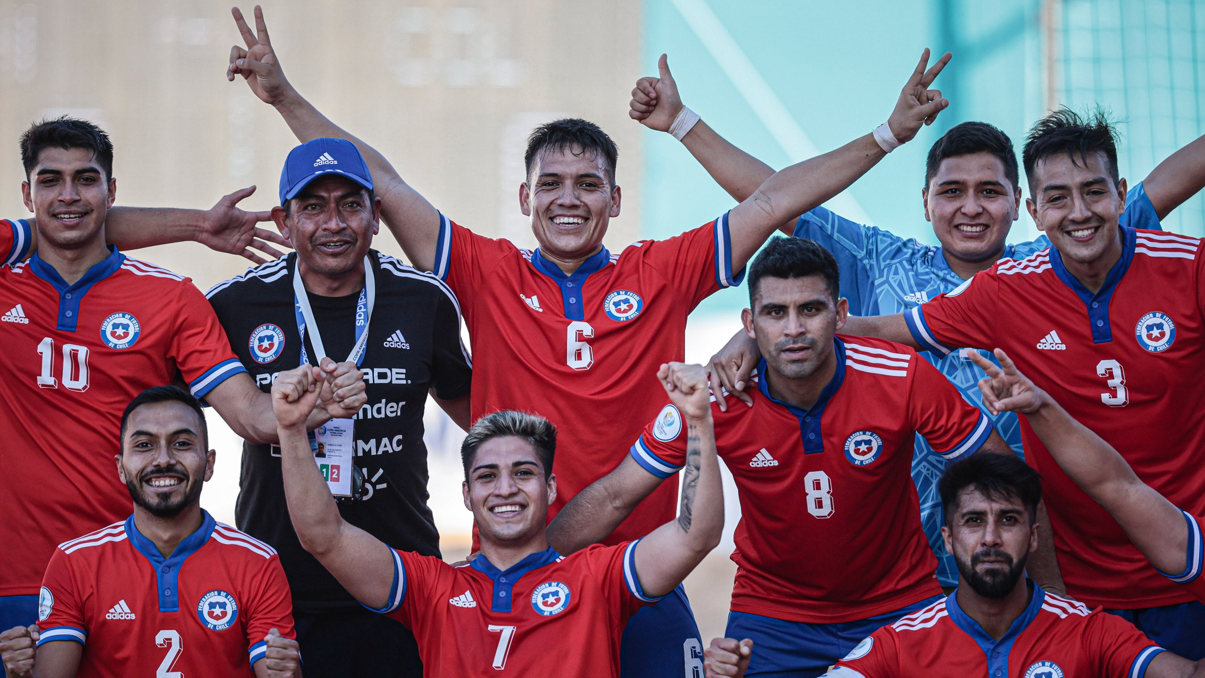 La Roja se instaló en las semifinales de la Copa América de Fútbol Playa