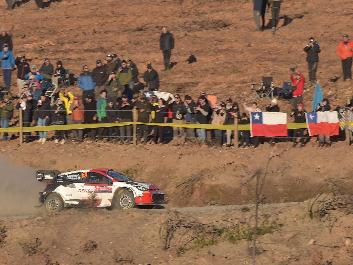 Primer tramo del Rally Mundial en Chile fue suspendido: espectadores ingresaron a la ruta