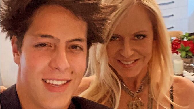 Cecilia Bolocco y su hijo Máximo