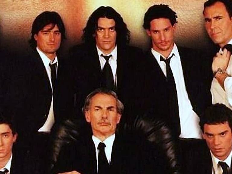 El patriarca Mercader y sus hijos: así fue el reencuentro de los actores de «Machos»