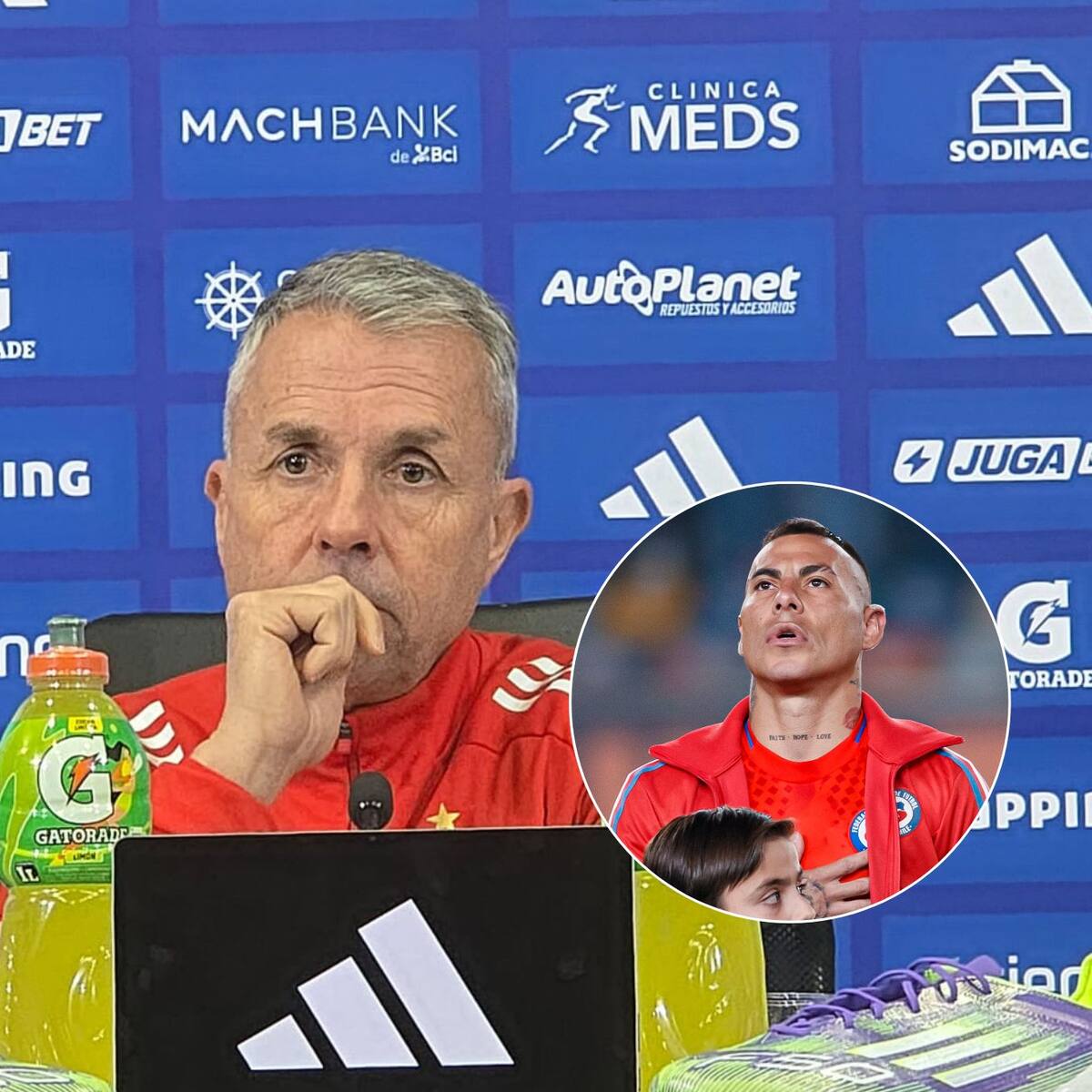Gustavo Álvarez reconoce por primera vez su interés en contar con Eduardo Vargas en la U