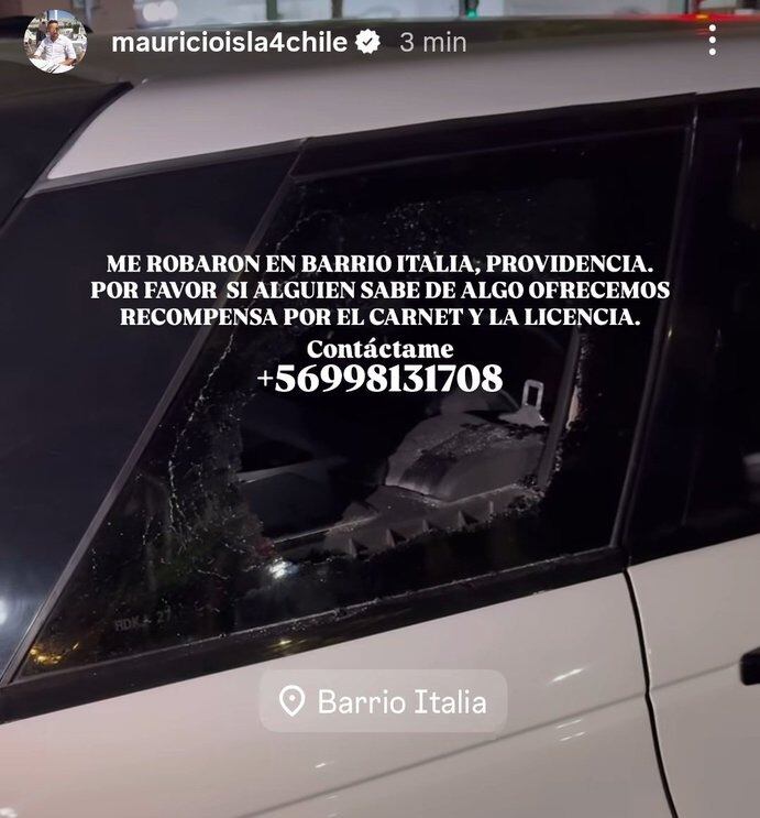 Mauricio Isla vía Instagram