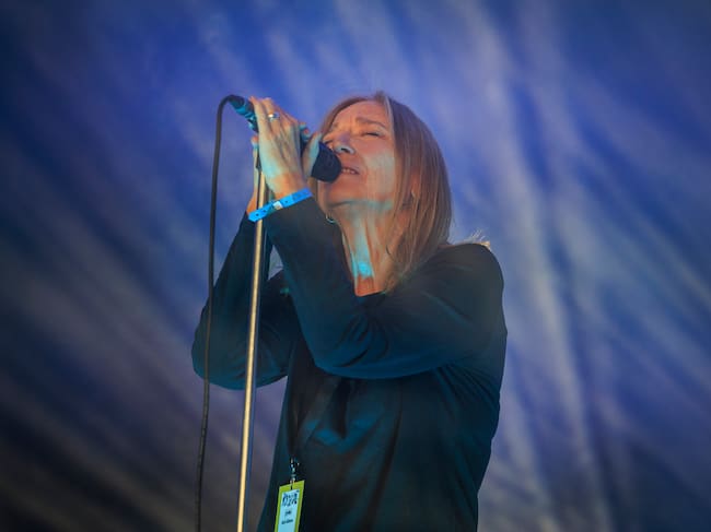 OSLO, NORWAY - AUGUST 06: Beth Gibbons performs on stage at the Oyafestivalen on August 06, 2025 in Oslo, Norway. (Photo by Per Ole Hagen/Redferns)