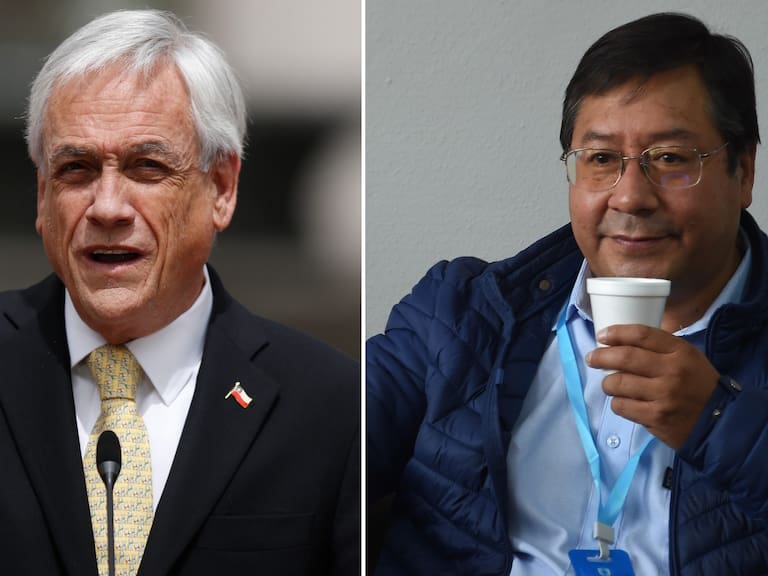 Presidente Sebastián Piñera y Luis Arce