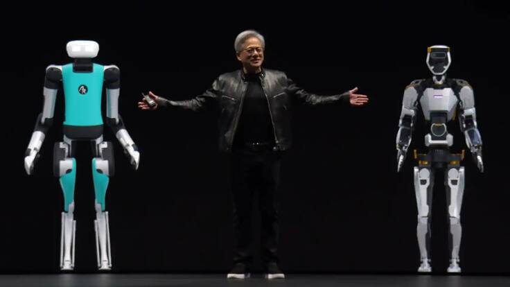 Nvidia presenta una serie de robots tecnológicos: “La revolución de los humanoides está cerca”