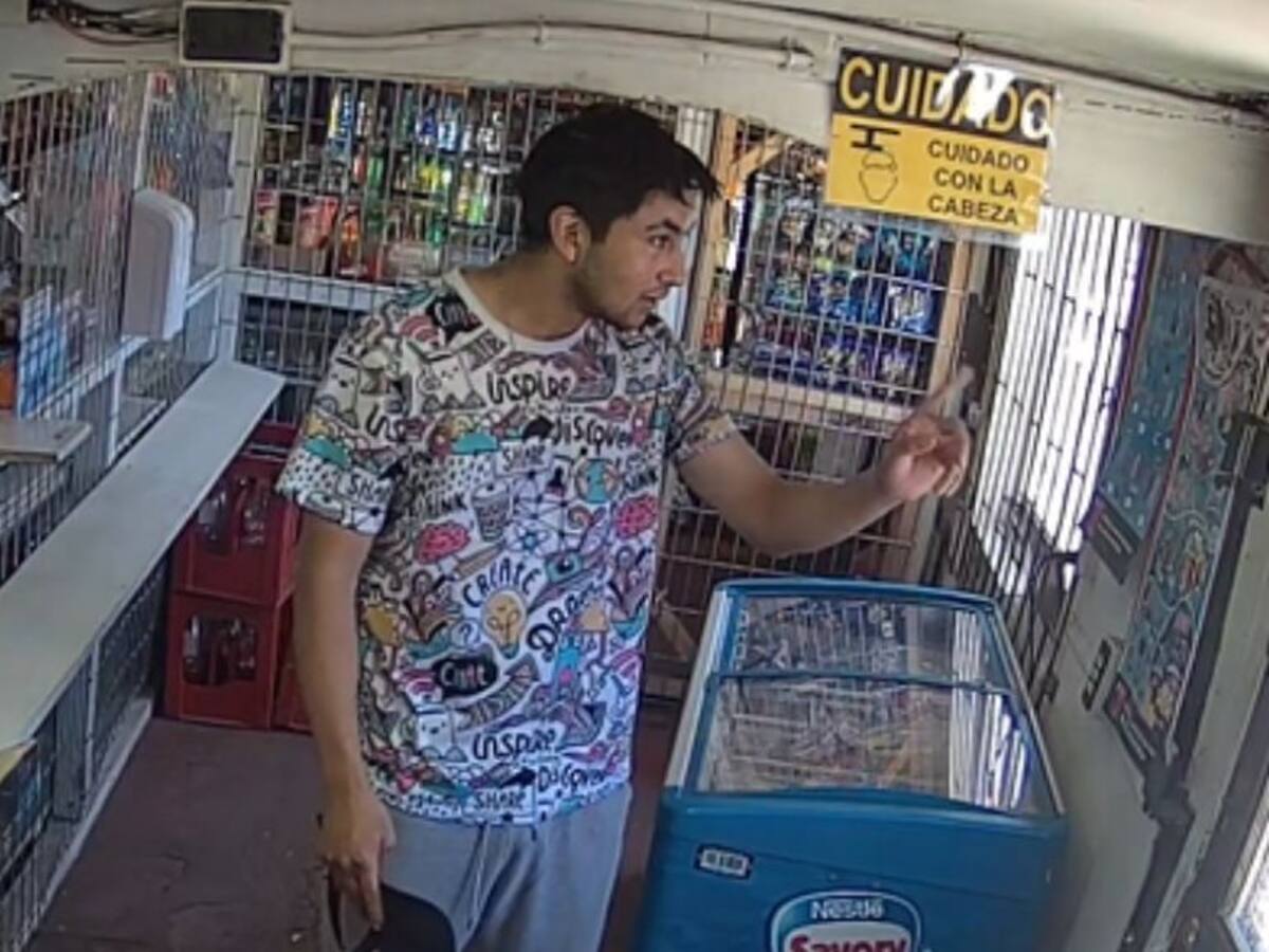 Imágenes revelan cómo reaccionaron vecinos luego de que un sujeto acosara a una mujer en su negocio en Valdivia
