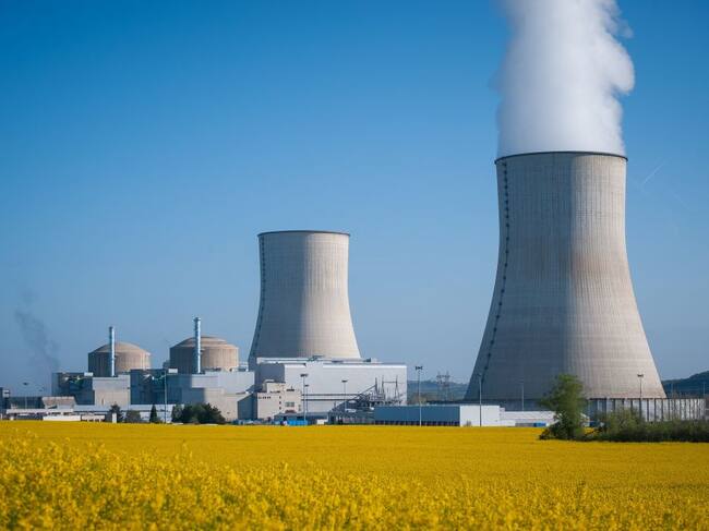 Planta de energía nuclear en Civaux, en la región de Poitou-Charentes
