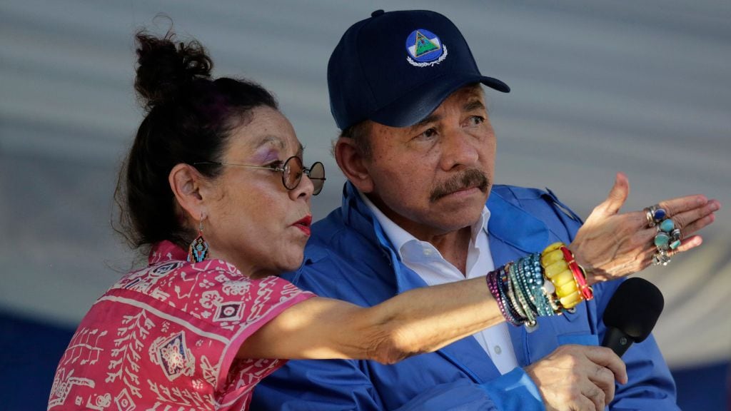 Rosario Murillo, Daniel Ortega, Nicaragua, 1024x576 jpg ok