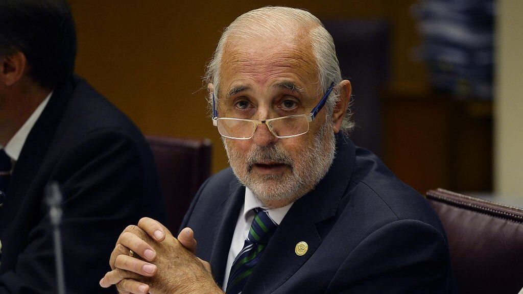 03 MARZO 2020 / VALPARAISOFiscal nacional Jorge Abbott en la comisión de constitución del senado, donde discuten el proyecto de ley que modifica diversos cuerpos legales con el objeto de aumentar las penas de los delitos económicos, junto con permitir el uso de técnicas especiales de investigación.
FOTO: PABLO OVALLE ISASMENDI/AGENCIAUNO