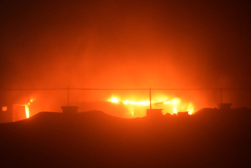 El incendio de un hospital para pacientes del Covid-19 en Di Car